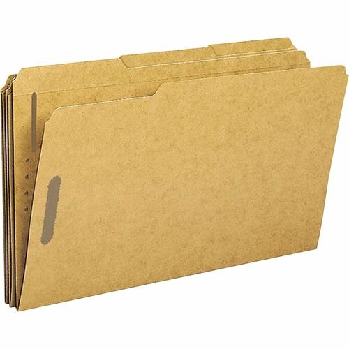 Fastener Folders, w/2-Ply Top 1/3 Cut Tab, Lgl, 50/BX, KFT