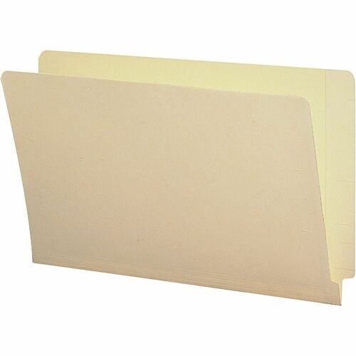Folders, 2-Ply Straight End Tab, Lgl, 9-1/2"Front, 100/BX, MLA