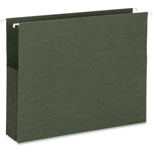 Hanging File Pockets, 3.5" Exp, Ltr, 10/BX, SDGN