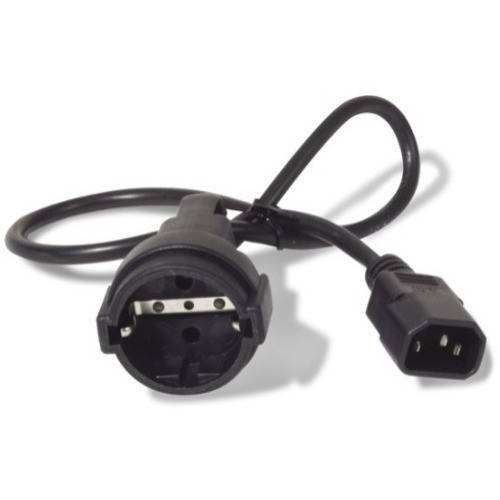 230 V AC - Black - 2 ft Cord Length - 1 Each