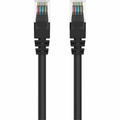 6FT CAT5E SNAGLESS PATCH CABLE, UTP, WHITE PVC JACKET, 24AWG, T568B, 50 MICRON,