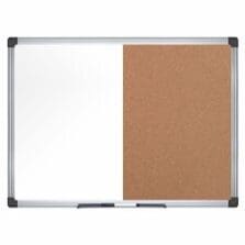 Combination Board, Dry-Erase/Cork, 36"Wx48"Lx1/2"H, Multi