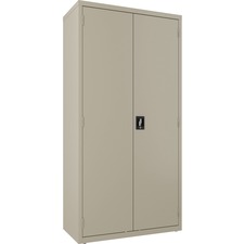 Wardrobe, Double Door, Lockable, 36"Wx18"Lx72"H, Putty