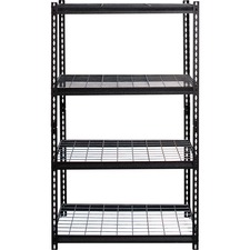 Shelving, Wire, Boltless, 2300 lb. Cap, 36"x18"x60", Black