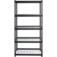 Shelving, Wire, Boltless, 2300 lb. Cap, 36"x18"x72", Black