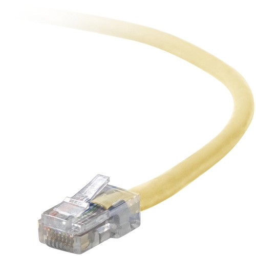 NETWORK CABLE - RJ-45 (M) - RJ-45 (M) - 1 FT - UTP - ( CAT 5E ) - YELLOW