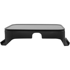 Monitor Stand, 17-1/2"Wx10"Lx4-3/4"H, Black/Gray