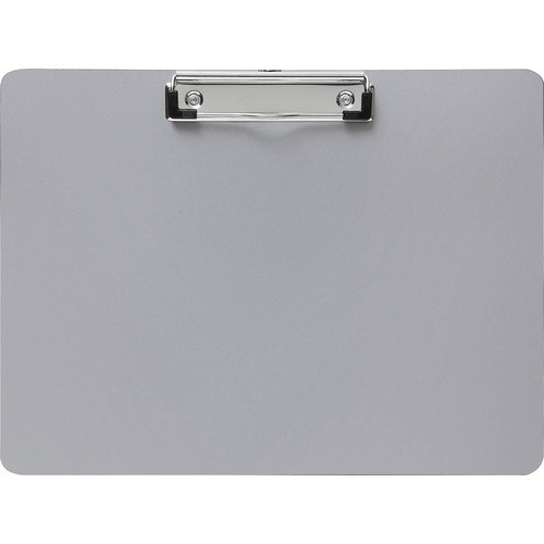 Clipboard, Landscape, Plastic, 9-3/10"x12-1/5"x1/10", SR