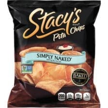 Pita Chips, Simply Naked, 5-1/4"Wx1-1/2"Lx6-3/4"H, 24/BX, TN