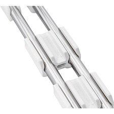 Ganging Clips, 16-1/2"Wx18-1/4"Lx7"H, 16/PK, White