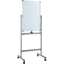 Whiteboard Easel, Double-Sided, Magnetic, 27-1/2"x70", WE