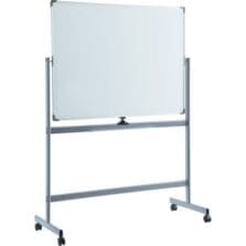 Whiteboard Easel, Double-Sided, Magnetic, 48"x36", WE