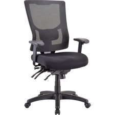 Executive Chair, High-Back, 26-3/4"x26"Lx40-1/2"-44", Black