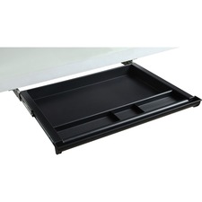 Drawer, 4-Compartment, 21"x16"x2", Black