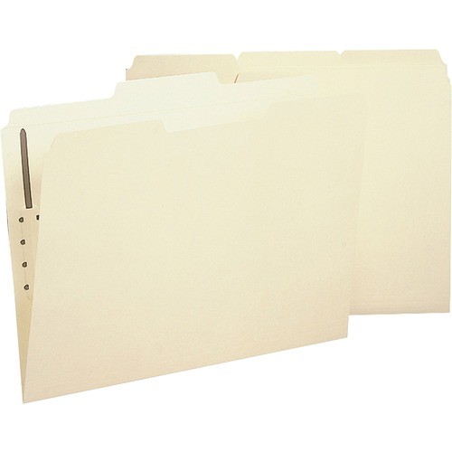 Fastener Folder, w/2-Ply Tab, 1 Fstnr, 1/3 Tab, Lgl, 50/BX, MA
