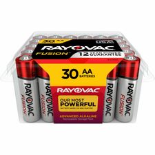 Alkaline Batteries, AA Fusion, Pro Pack, 30/PK, RDSR