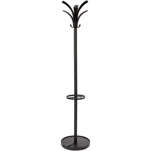 BRIO COAT STAND, 13.75W X 13.75D X 66.25H, BLACK