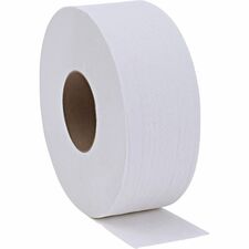 Bath Tissue Rolls, Jumbo, 2-Ply, 3-1/4"x650', 12RL/CT, 54CT/PL, WE