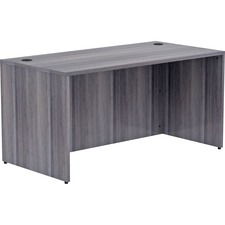 Desk Shell, Rectangular, 60"x30"x29-1/2", Weathered Charcoal