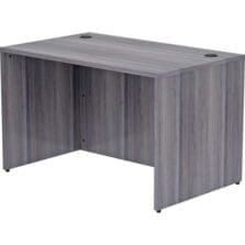 Desk Shell, Rectangular, 48"x30"x29-1/2", Weathered Charcoal