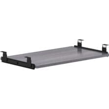 Keyboard Tray, 26"x15-3/8"x3/4", Weathered Charcoal