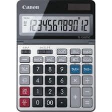 Desktop Calculator, 12-Digit, 5"x7-1/5"x4/5", Gray/Black
