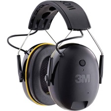 Earmuffs, w/Bluetooth/Built-in Microphone, NRR 24, BK