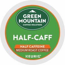 Coffee, Half-Caff, Medium Roast, K-Cup, 24/BX, 4BX/CT