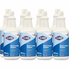 Cream Cleanser, Bleach, 32 oz, 512/PL, CL