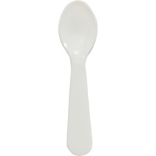 Spoons, f/Tasting, Plastic, 3000/CT, White
