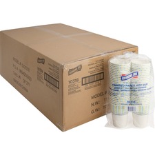Paper Cups, Hot, 12 oz, 50/PK, 20PK/CT, MI