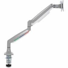 Monitor Arm, Single, Fully Articulating, 6-7/10"-19-9/10"H, GY
