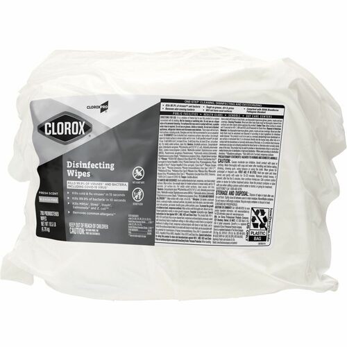 Disinfecting Wipes, 1-Ply, 7 x 8, Fresh Scent, White, 700/Bag Refill, 2 Bags/Carton