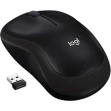 Mouse, Wireless, M185, 3-3/10"Wx5"Lx7-3/10"H, Black