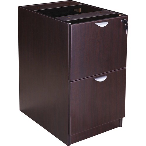 Full Pedestal, F/F, 16"Wx22"Dx28-1/2"H, Mocha