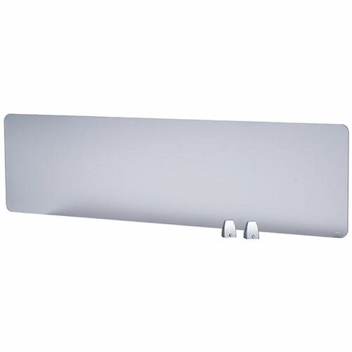 Privacy Panel, Plexiglass, 58"Wx1/5"Dx15-3/5"H, Silver