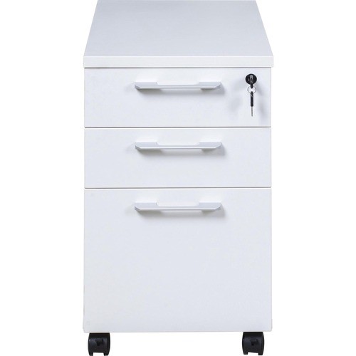 Pedestal, B/B/F, 15-4/5"Wx22"Lx26-4/5"H, White