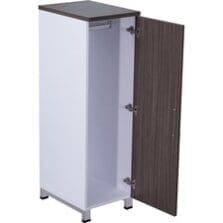 Wardrobe, Simple System, 16"x21"x51", Driftwood/White