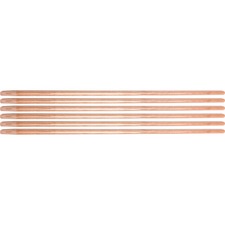 Handle, f/Squeegee, Wood, Tapered Tip, 1" Dia, 54"L, 6/CT, NL