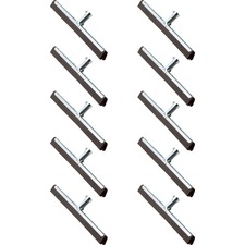 Squeegee, f/Floors, RubberBlade, Stee Frame, 22"W, 10/CT, Steel GY