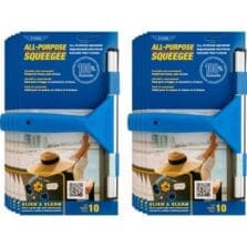 Squeegee, All-Purpose, Tapered Handle, 14"W, 12/CT, Blue