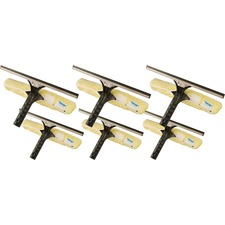 Squeegee, w/Washer, Detachable, Stainless Steel, 10", 6/CT, MI