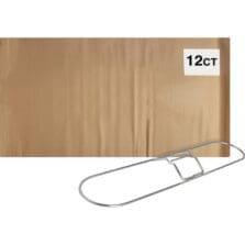 Dust Mop Frame,60" Handle/36" Mop, 36"x5", 12/CT, Chrome