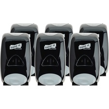 Dispenser, f/Liquid Soap, Manual, 1250 ml, 6/CT, Black