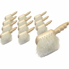 Utility Brushes, w/Eyelet, Nylon, 9" Handle, 12/CT, White