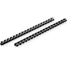 Binding Spines, 19-Hole, 105-Sheet Cap, 9/16", 125/BX, BK