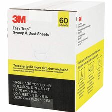 Dust Sheets, 5"x6", 60Sht/BX, 8BX/CT, White