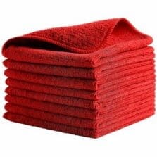 Cleaning Cloth, Microfiber, Bulk, 16'x16", 24/BG, 12BG/CT, RD
