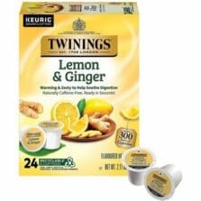 Herbal Tea, Lemon and Ginger, K-Cup, 60 g, 24/BX, Multi