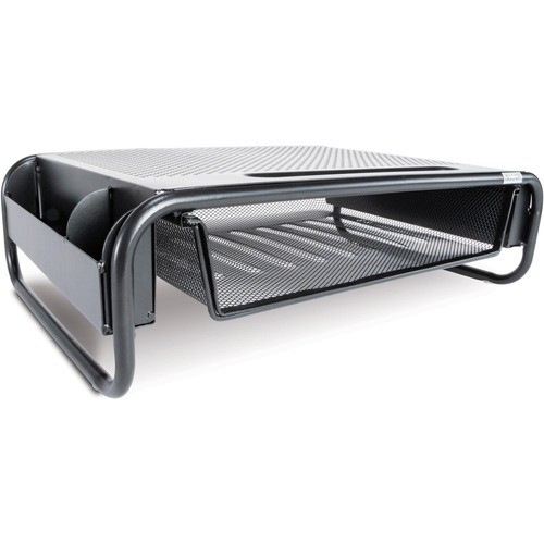 Metal Art Organizer 5 Monitor, 18" X 11.8" X 5.1", Black, Supports 30 Lbs